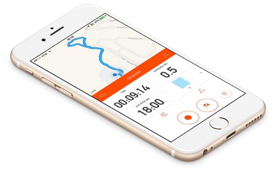 STRAVA app