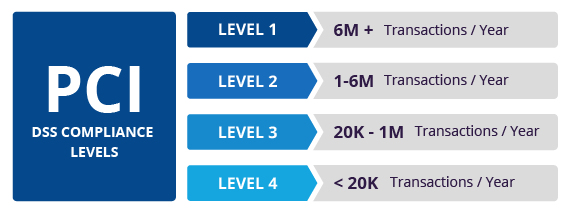 PCI compliance levels