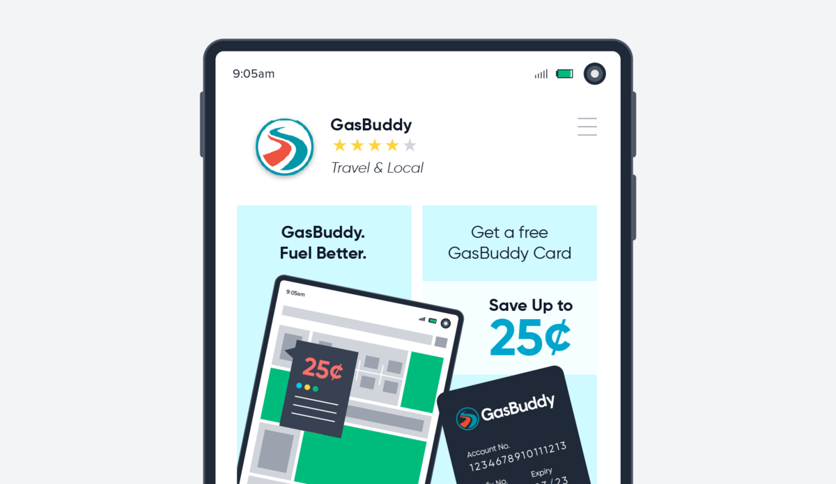 GasBuddy app