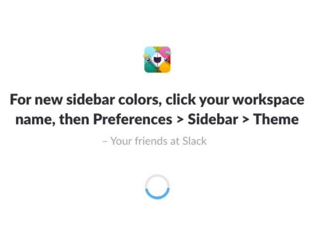 Slack helpful hints