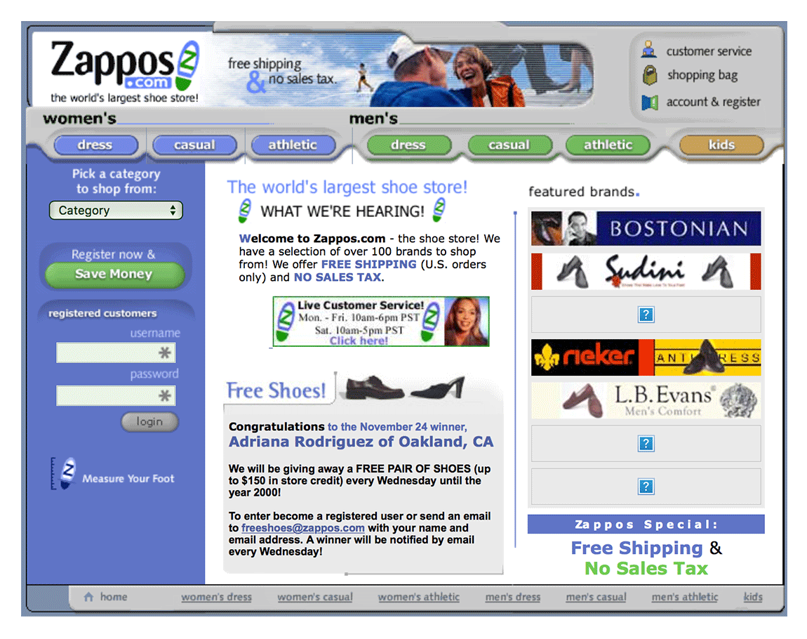 Zappos MVP