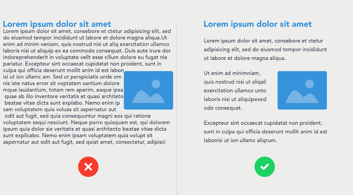 lorem ipsum screenshot