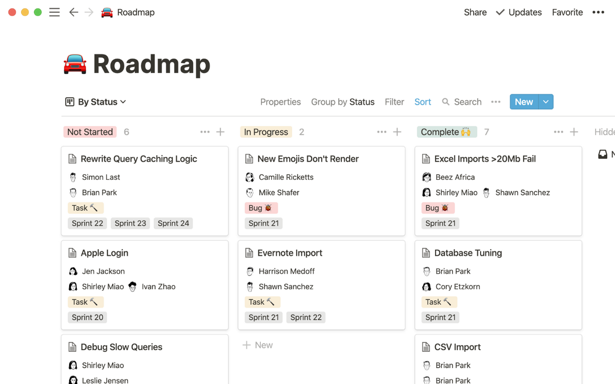 Notion knowledge base software