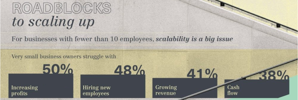 roadblocks to scaling a business stats