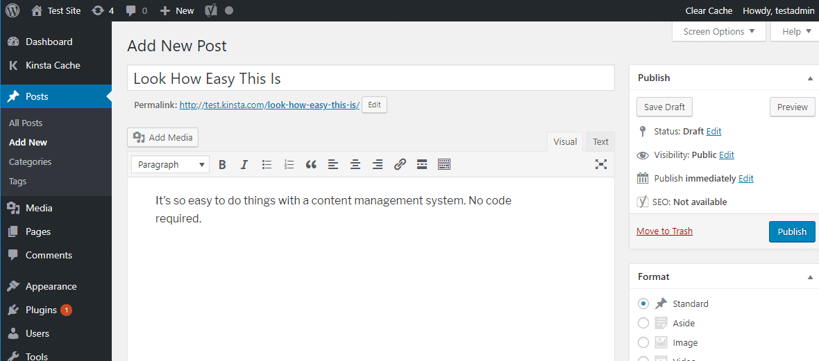 Wordpress UI