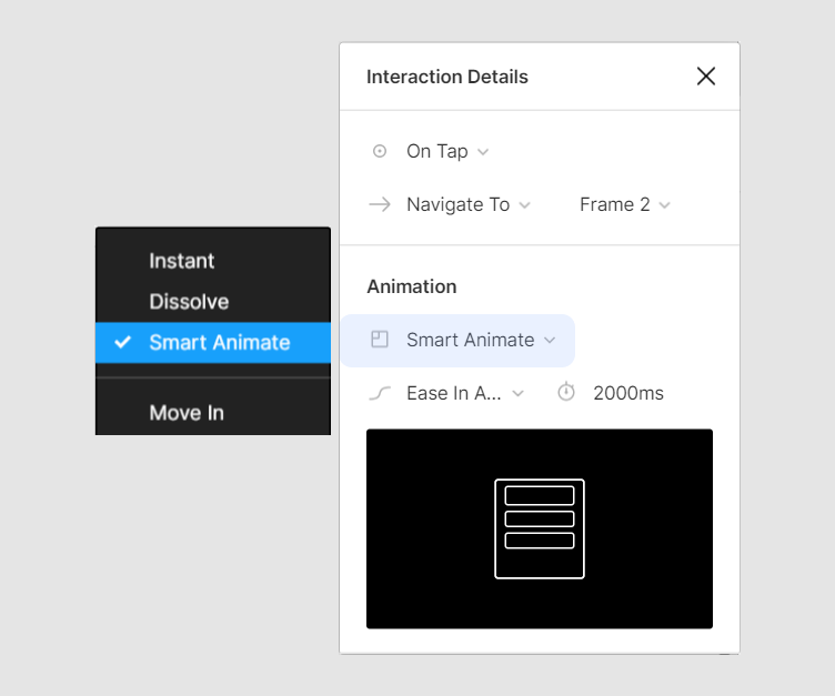 Figma Smart Animate