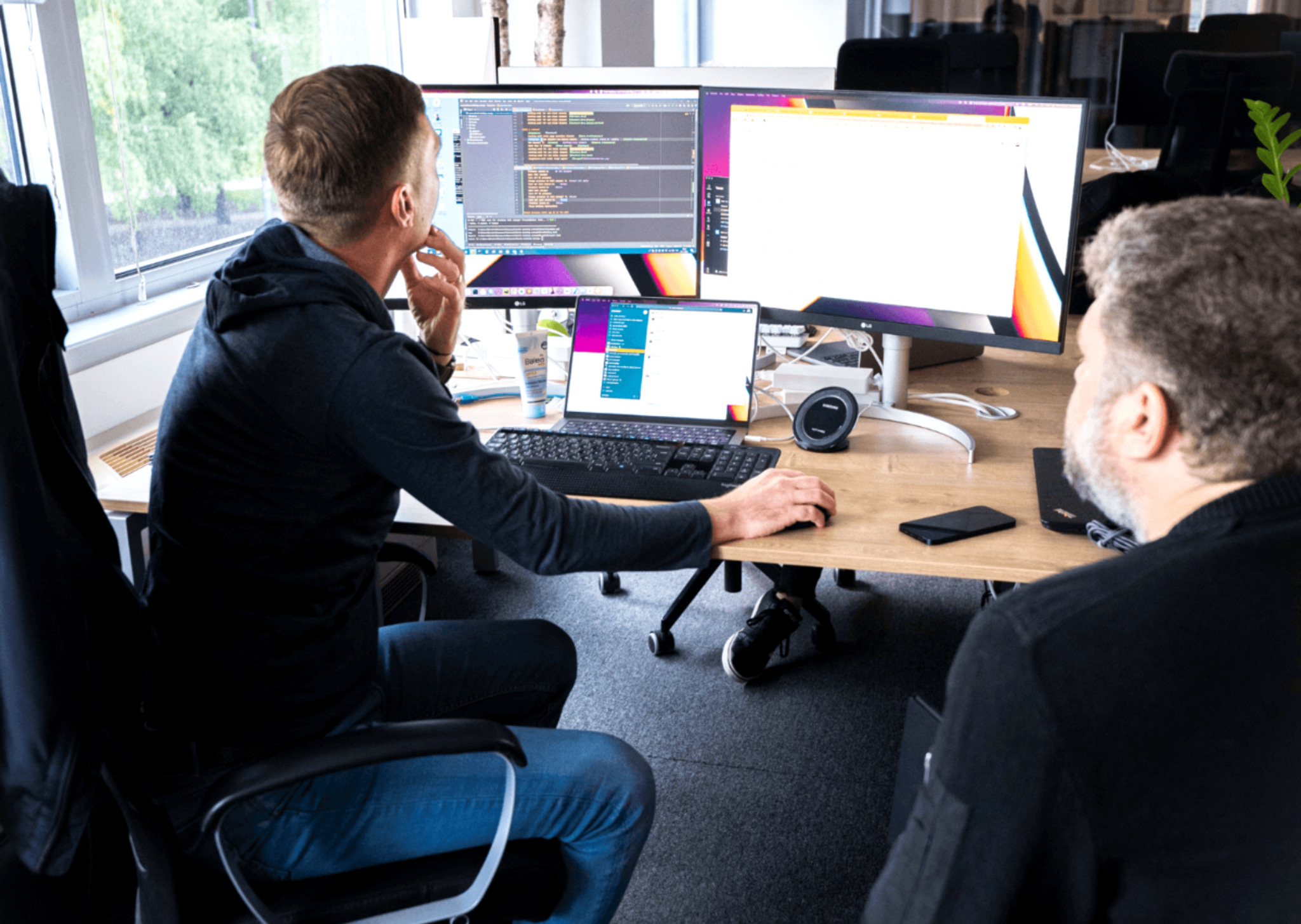 compressed color corrected workspace