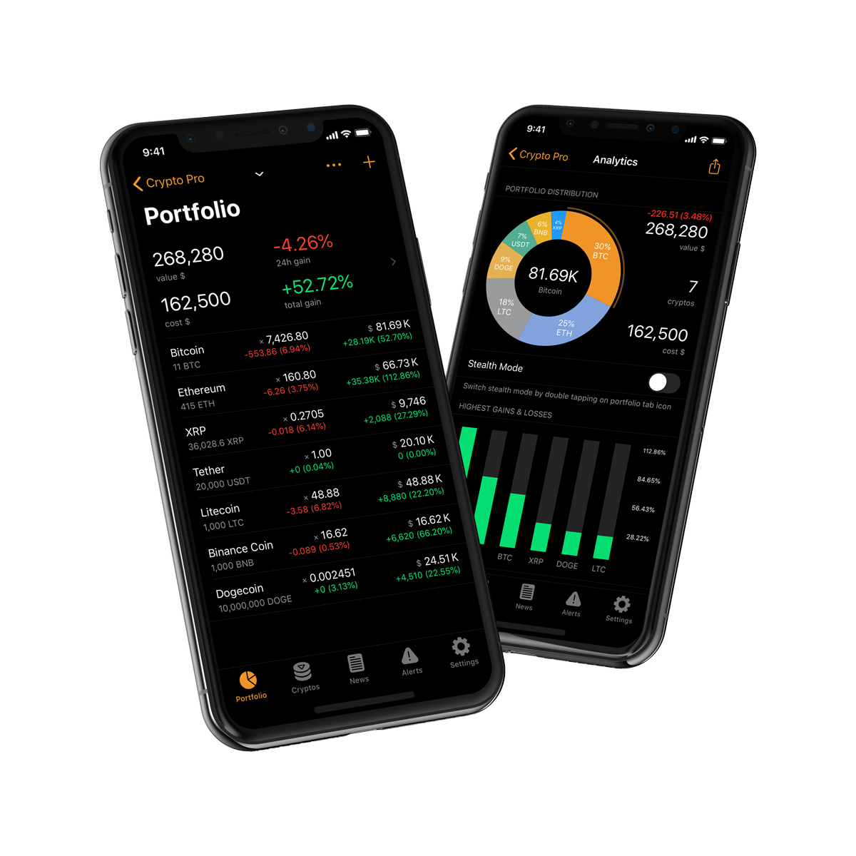 Cryptocurrency tracker app 