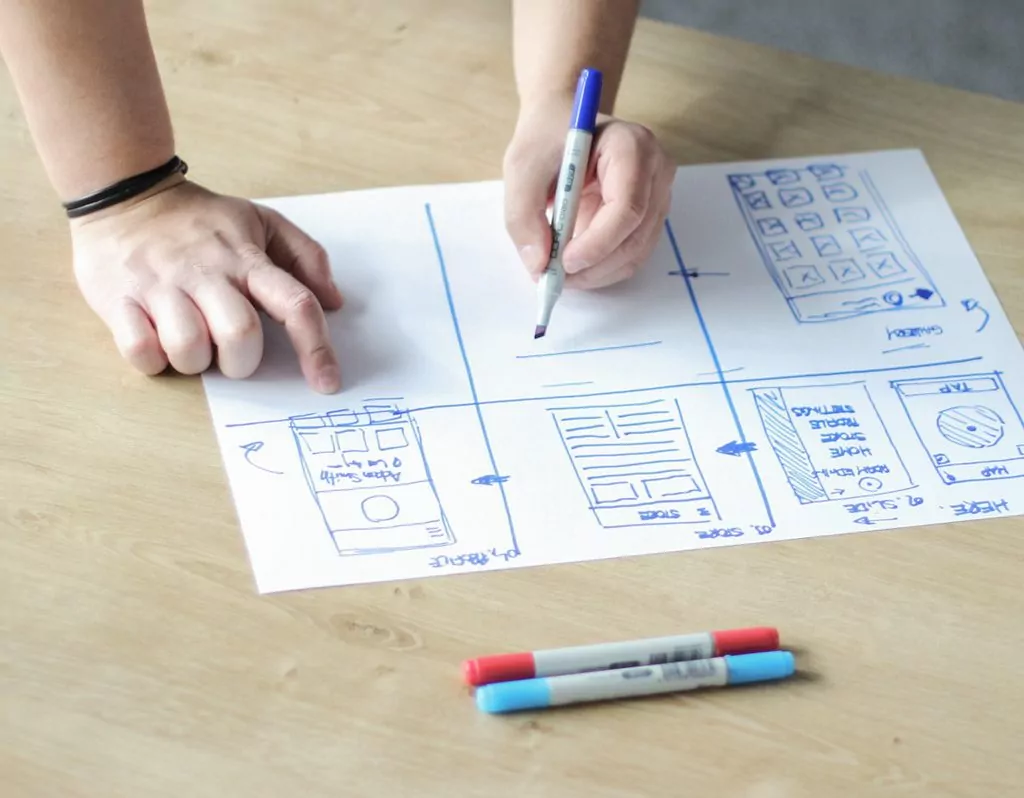 mobile app wireframing