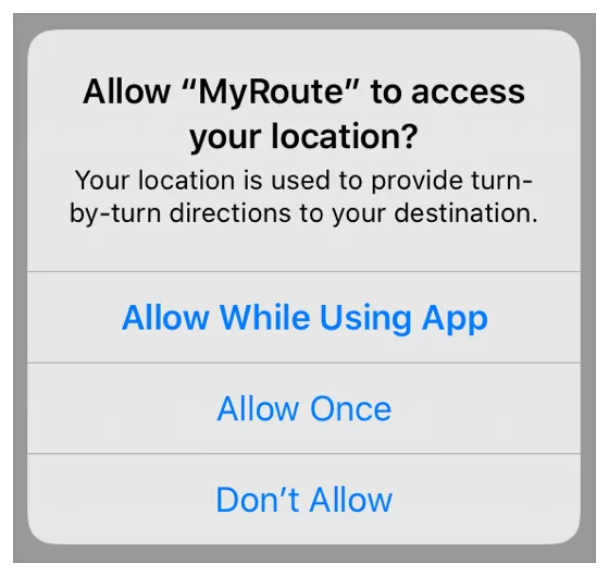 app using personal data