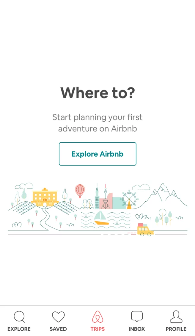 airbnbs mobile app screenshot