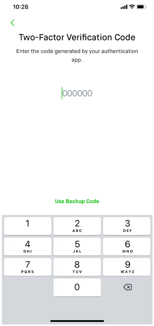 two factor verification code