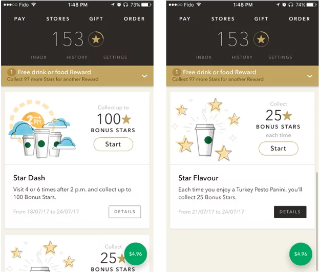 starbucks app