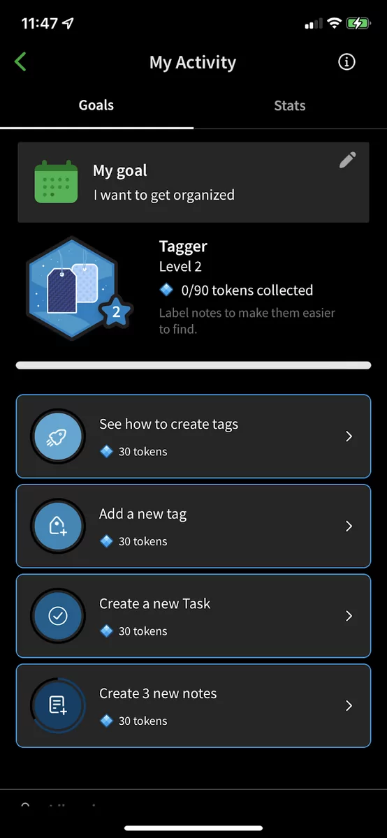 tokens