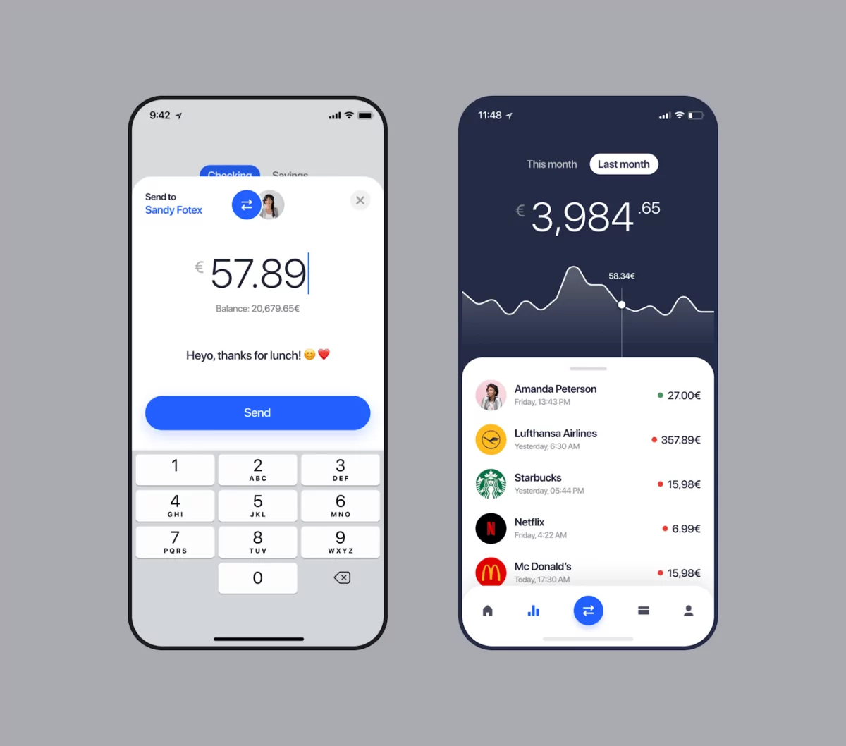 asseco second mobile screen