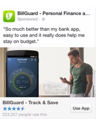 Billguard FB ad