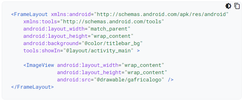 XML code