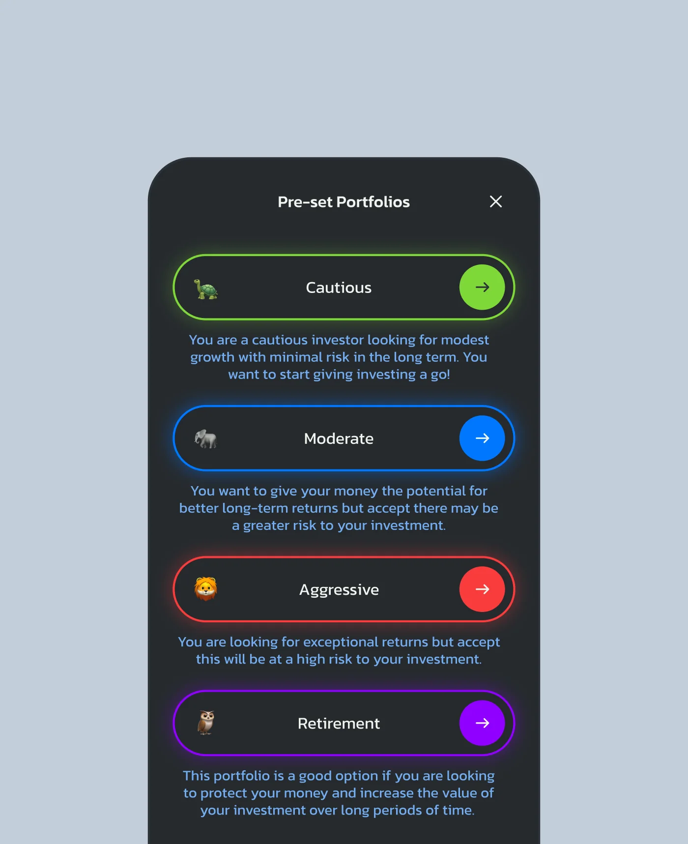 Startup FinTech app UI 1
